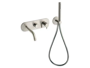 PIX CRIPX103 - Bathtub mixer with diverter with hand shower by CRISTINA Rubinetterie - view 2